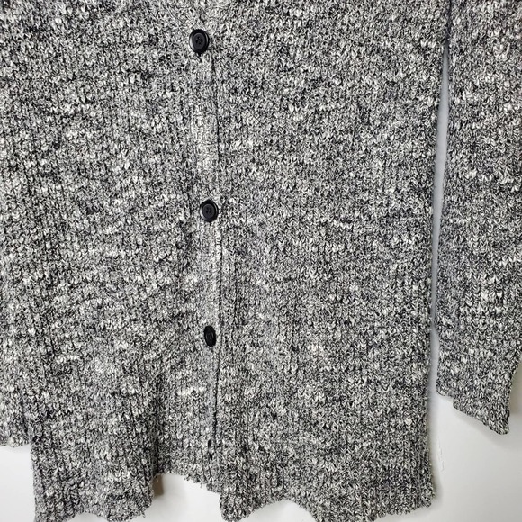 Forever 21 Oversized Button Front Cardigan Gray S - Picture 3 of 6